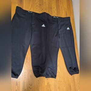 adidas Mens Black Baseball Pants